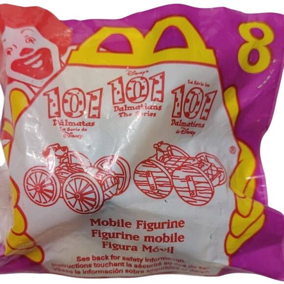 1997 McDonalds Disneys 101 Dalmatians Mobile Figurine 8 New in Package - Picture 1 of 2